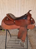 Unik Big Bearflex "Skull & Bones" reiningsadel  FQ 16 tum