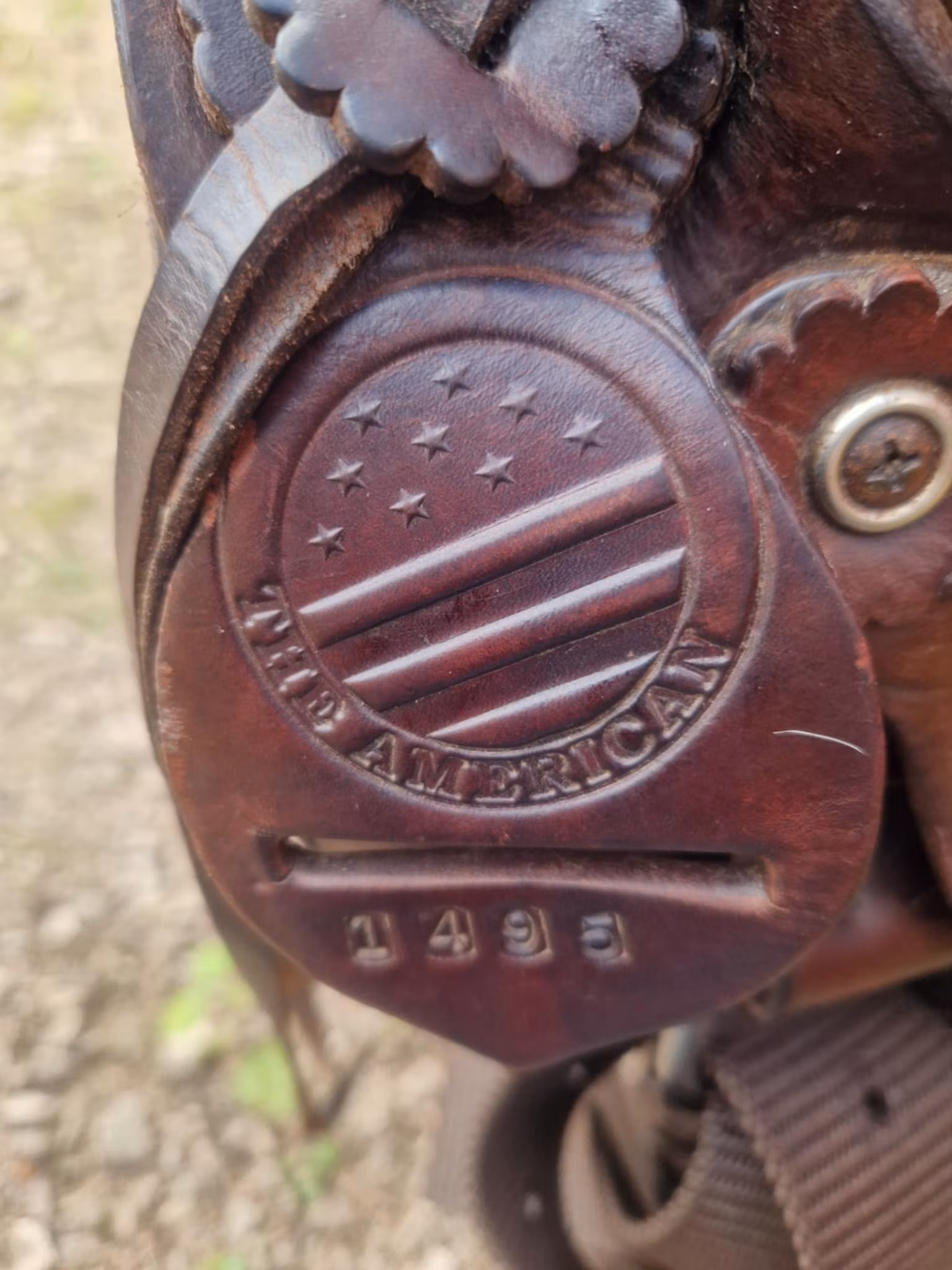 The American westernsadel SQ 15,5 tum