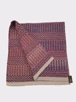 Double weave filt  "Cowboy " 32 x 64 tum blå, röd, beige