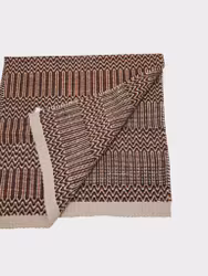 Double weave filt  "Cowboy " 32 x 64 tum orange, svart, beige