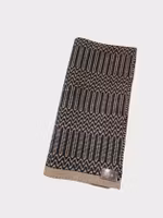 Double weave filt  "Cowboy " 32 x 64 tum grå, svart, beige