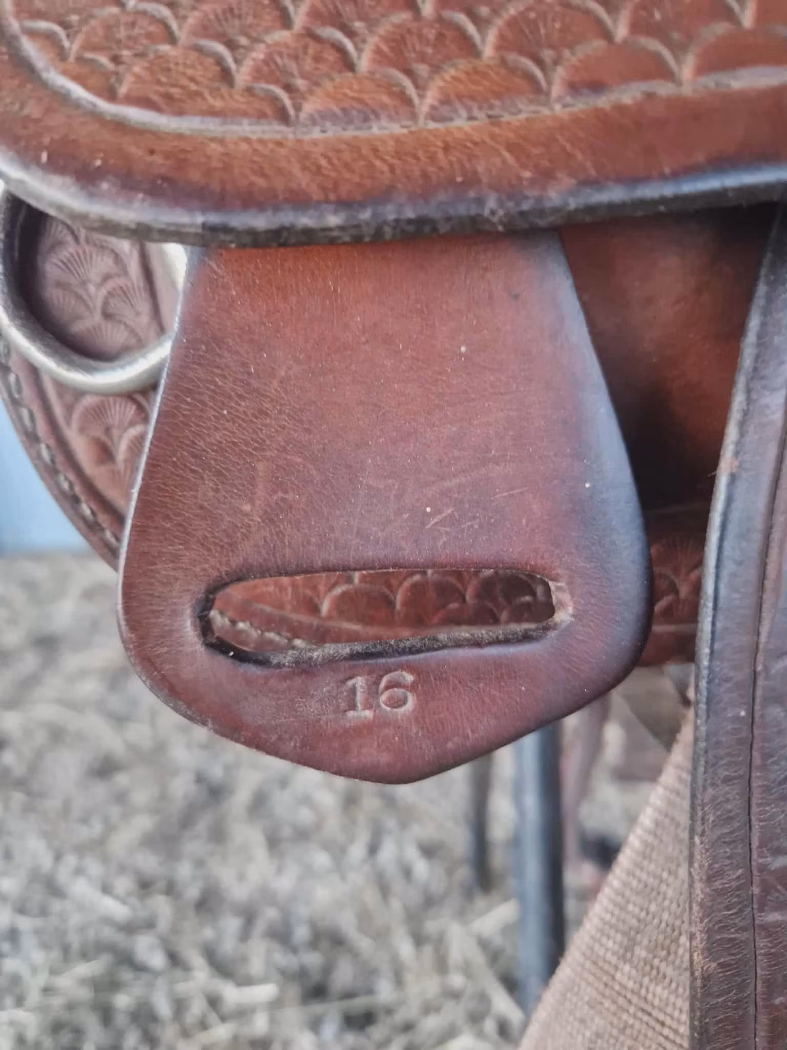 Hereford westernsadel SQ 16 tum