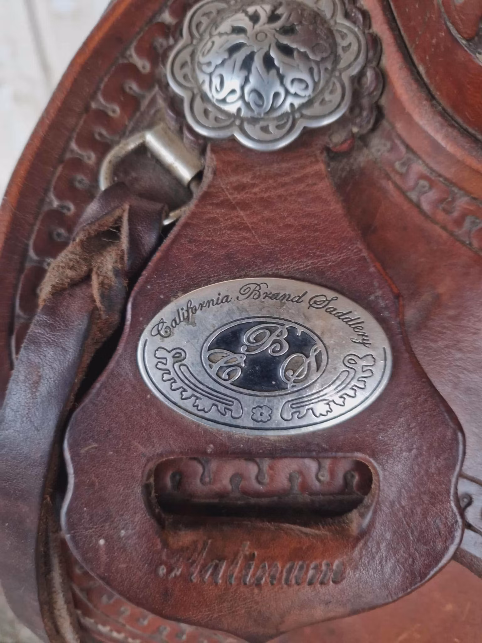 California brand westernsadel XFQ 16 tum