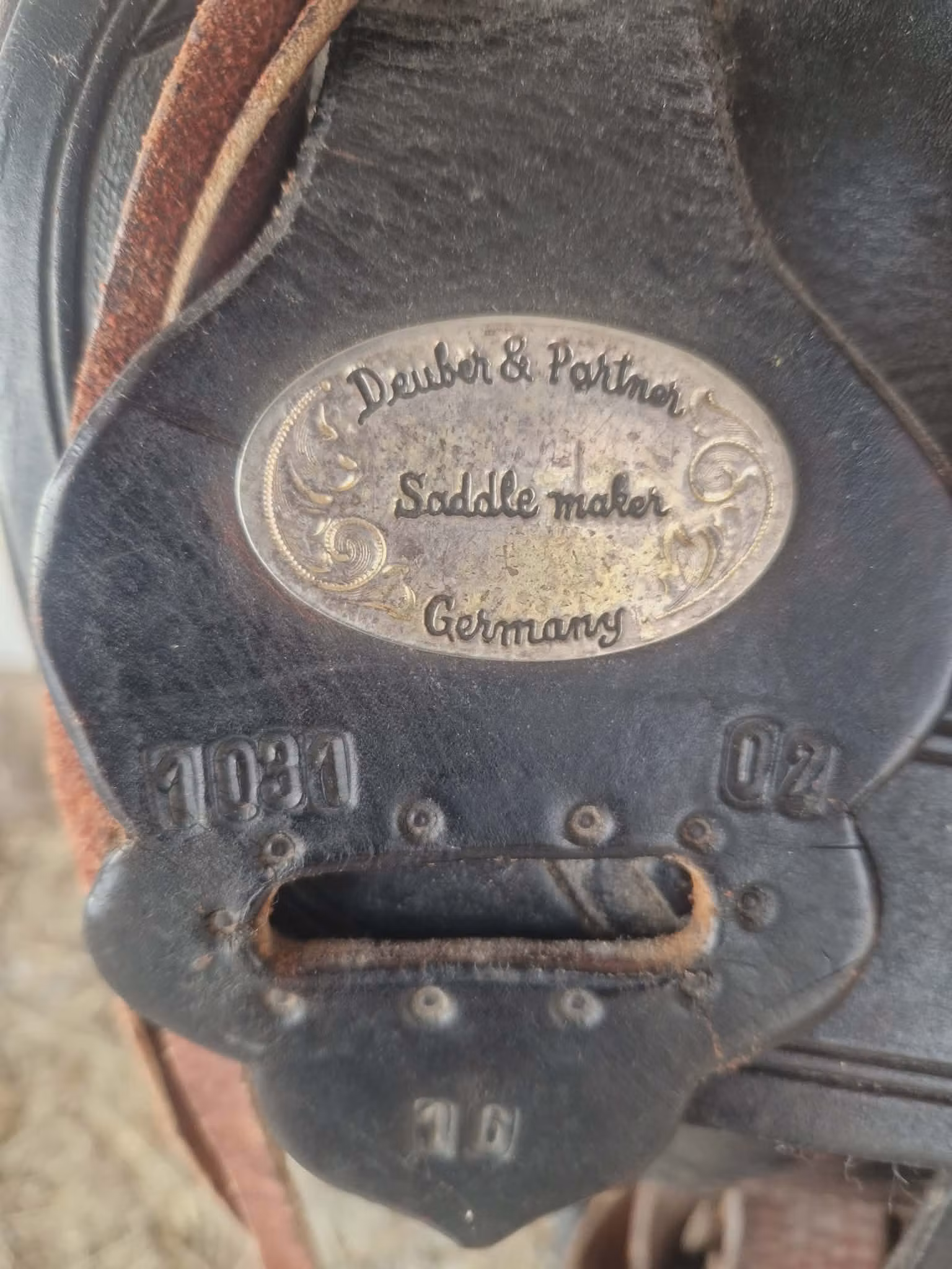 Deuber &Partner westernsadel  QH, 16 tum