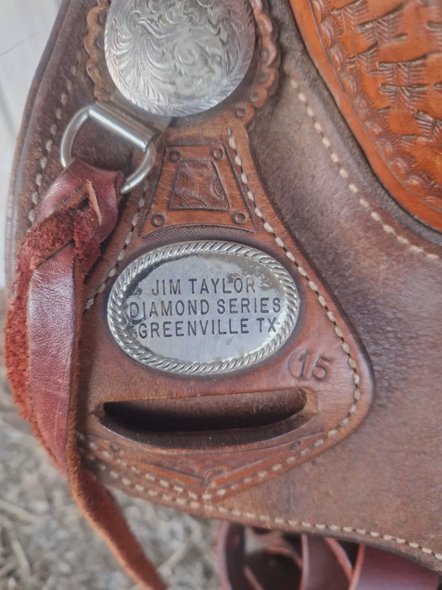 Jim Taylor Custom made Reiner westernsadel SQ 15 tum