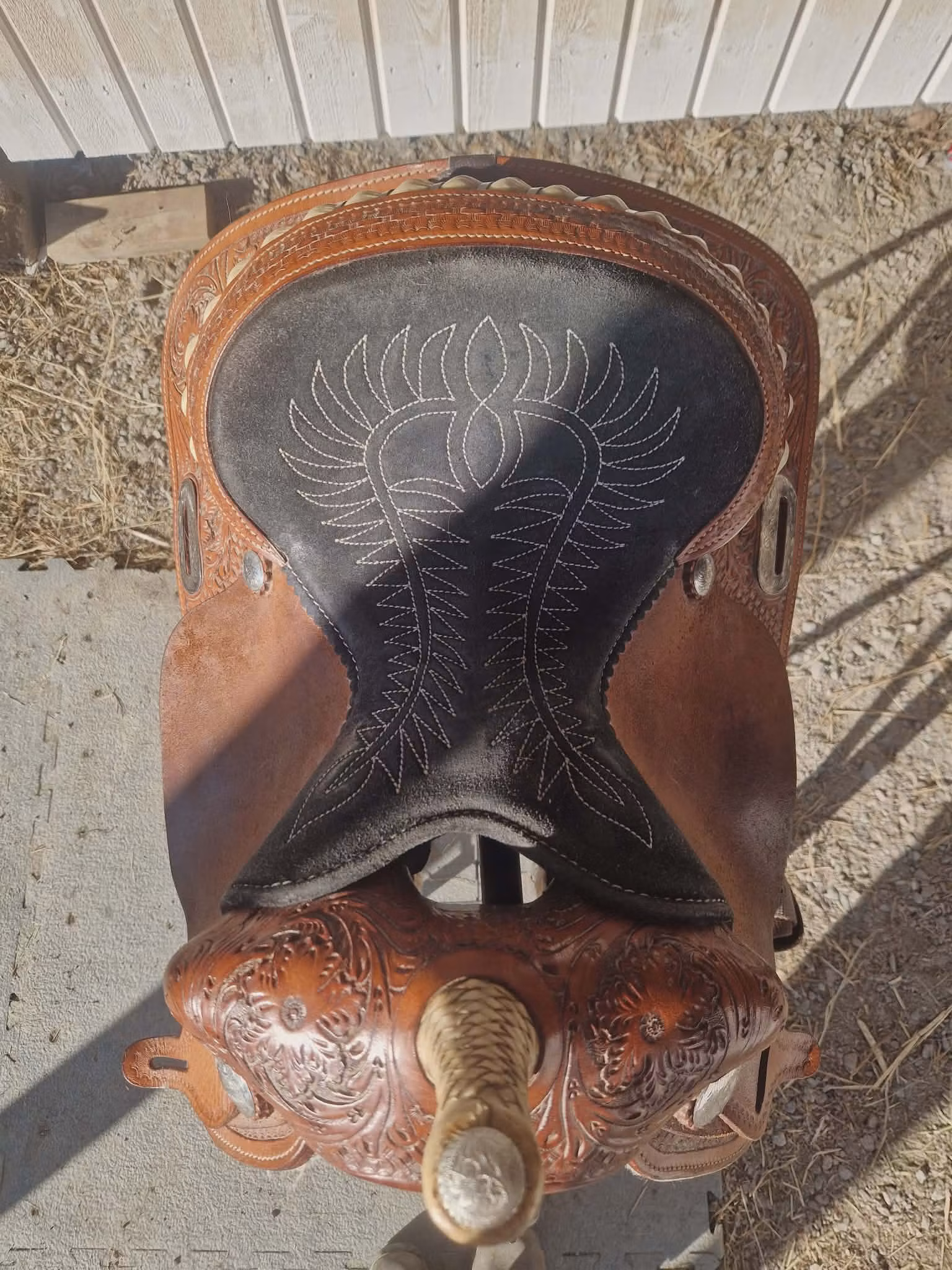 barn westernsadel 12 tum SQ