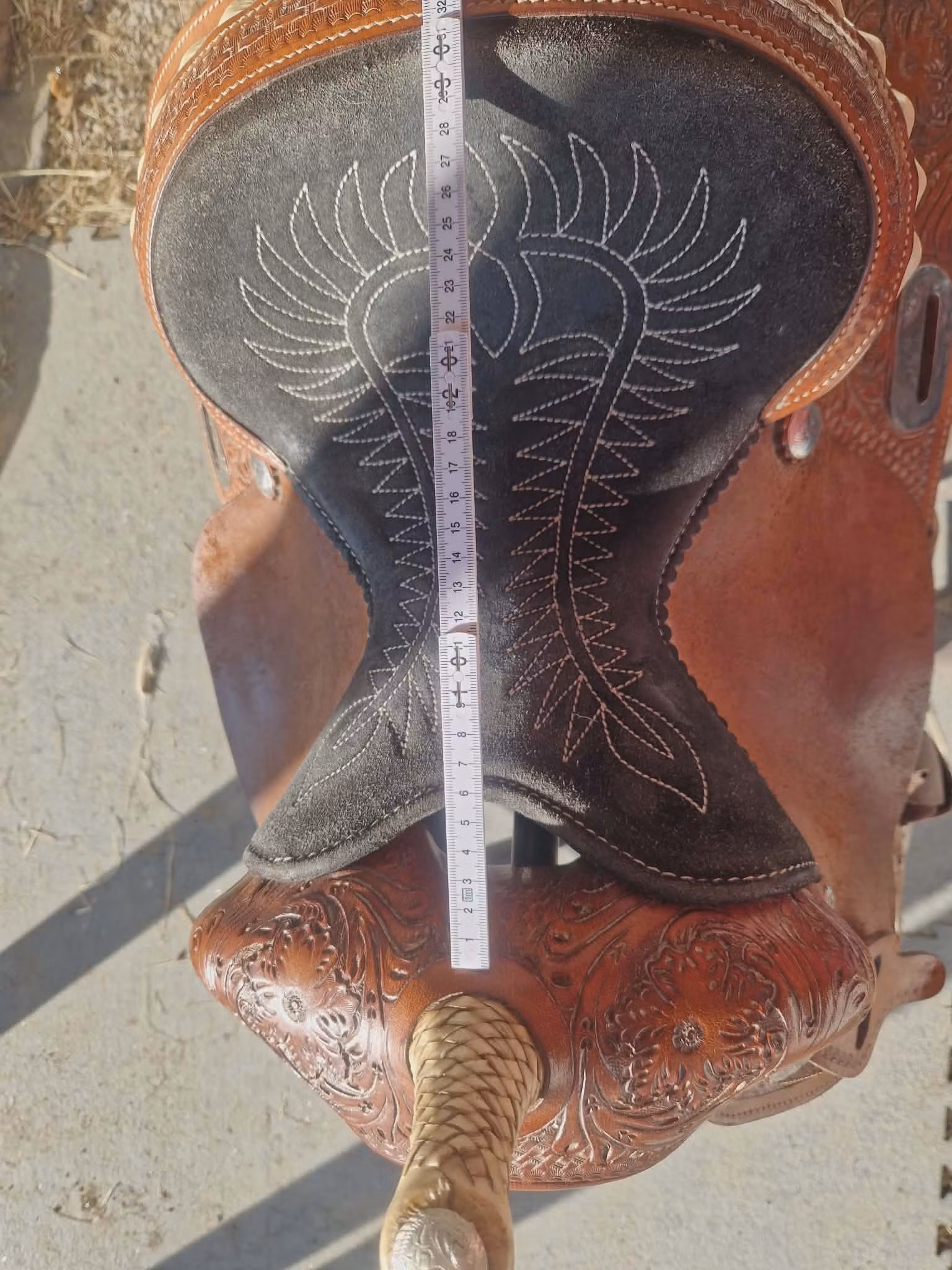 barn westernsadel 12 tum SQ