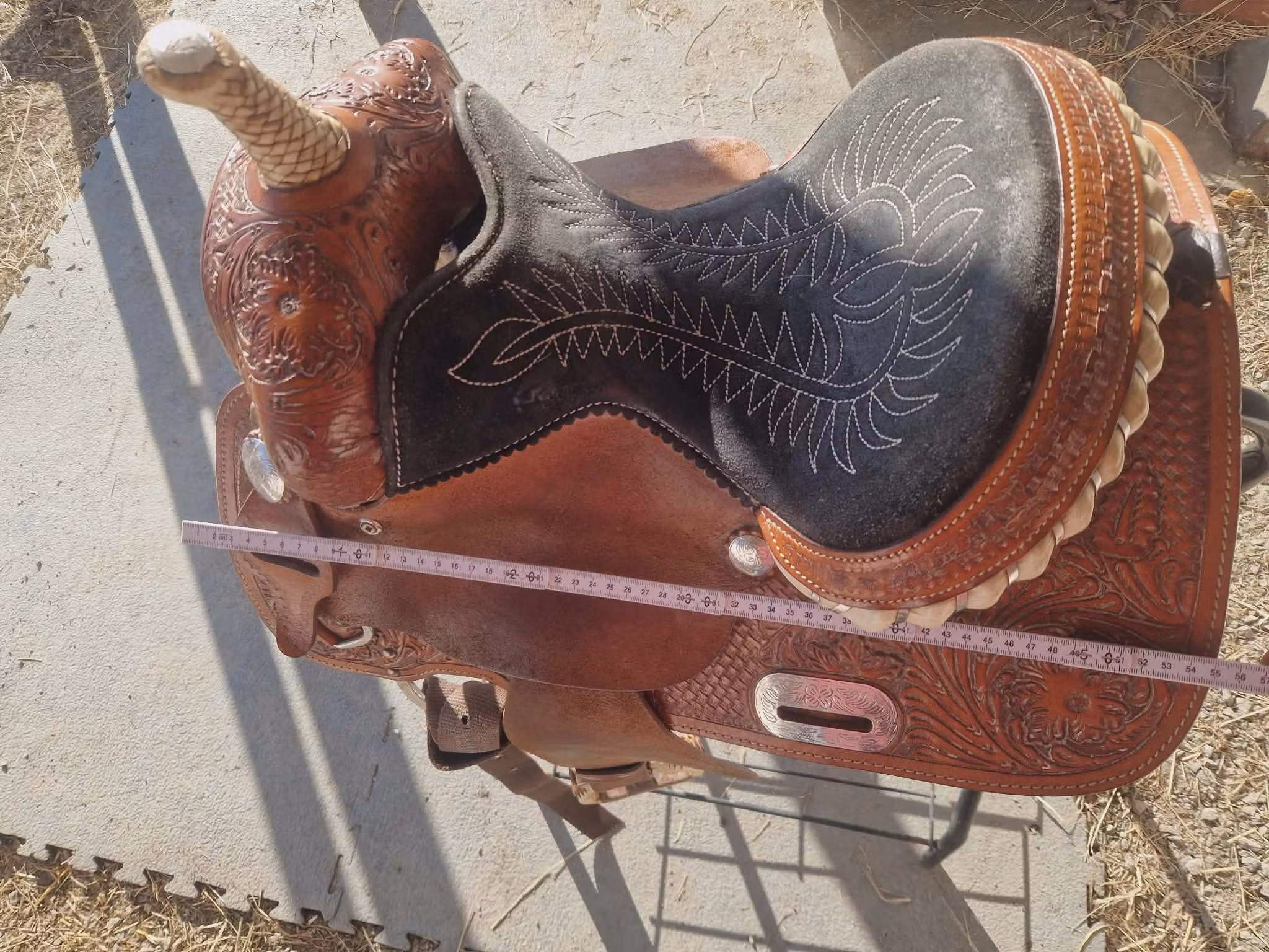 barn westernsadel 12 tum SQ