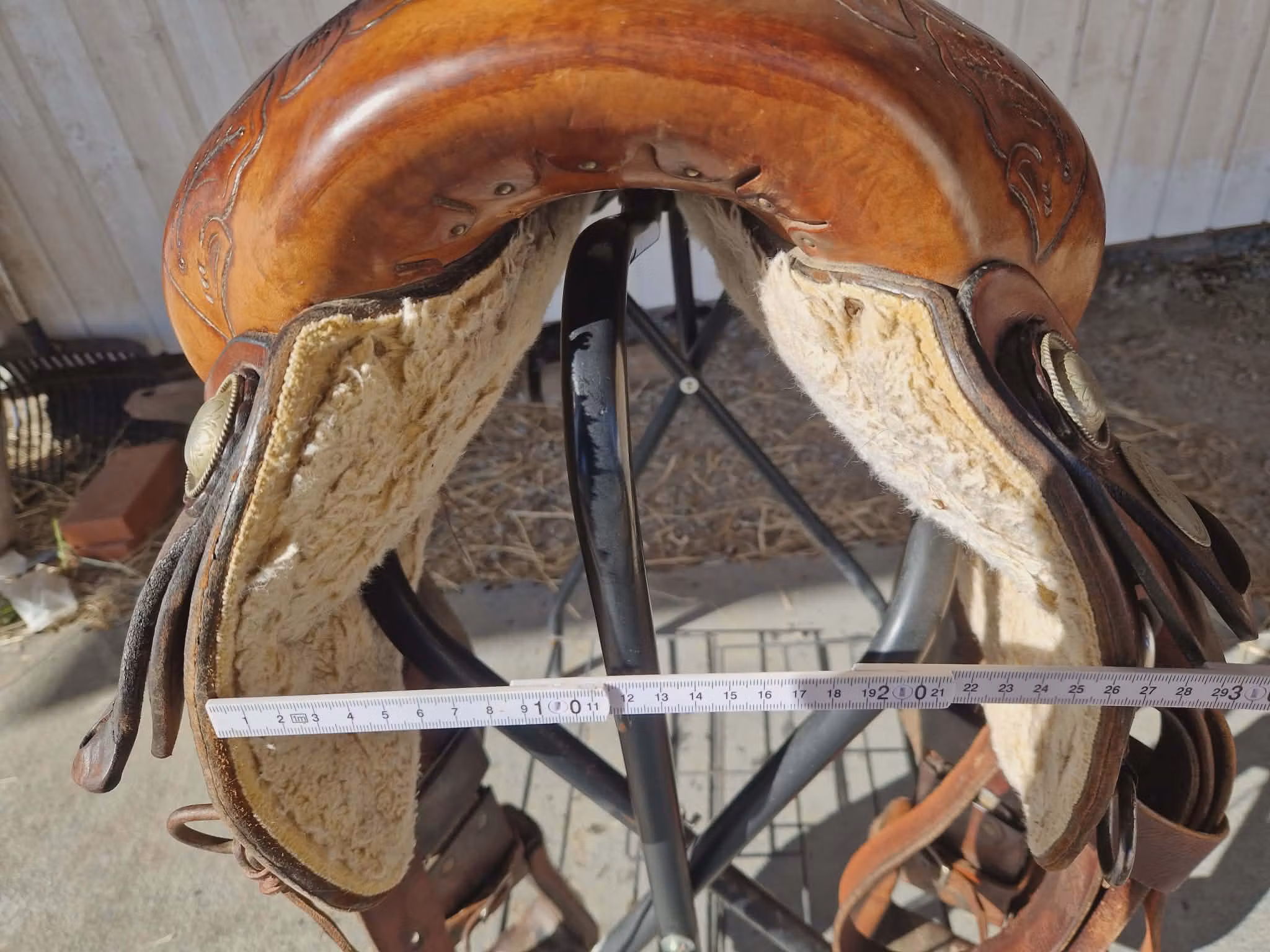 Ranchsadel double R custom made 16 tum