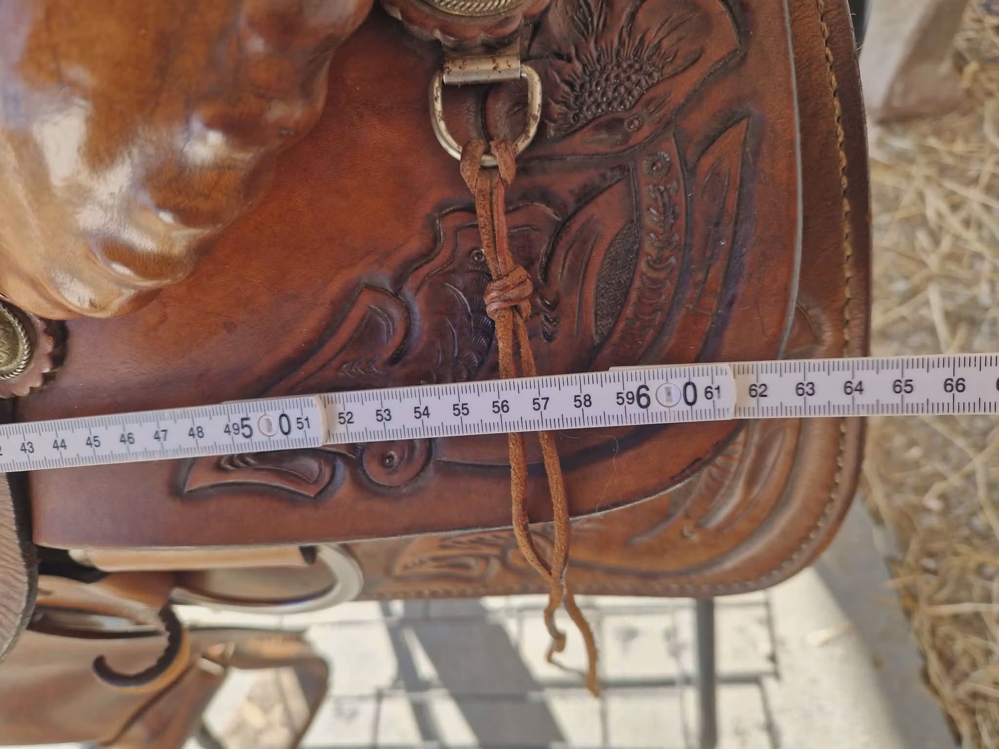 Ranchsadel double R custom made 16 tum