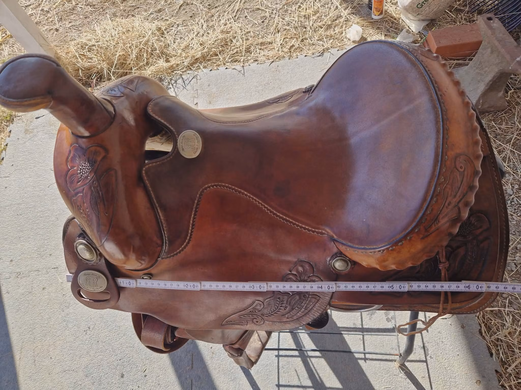 Ranchsadel double R custom made 16 tum