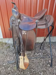 Unik Oldtime/Allround Westernsadel  SQ "RIESER"  15,5 tum