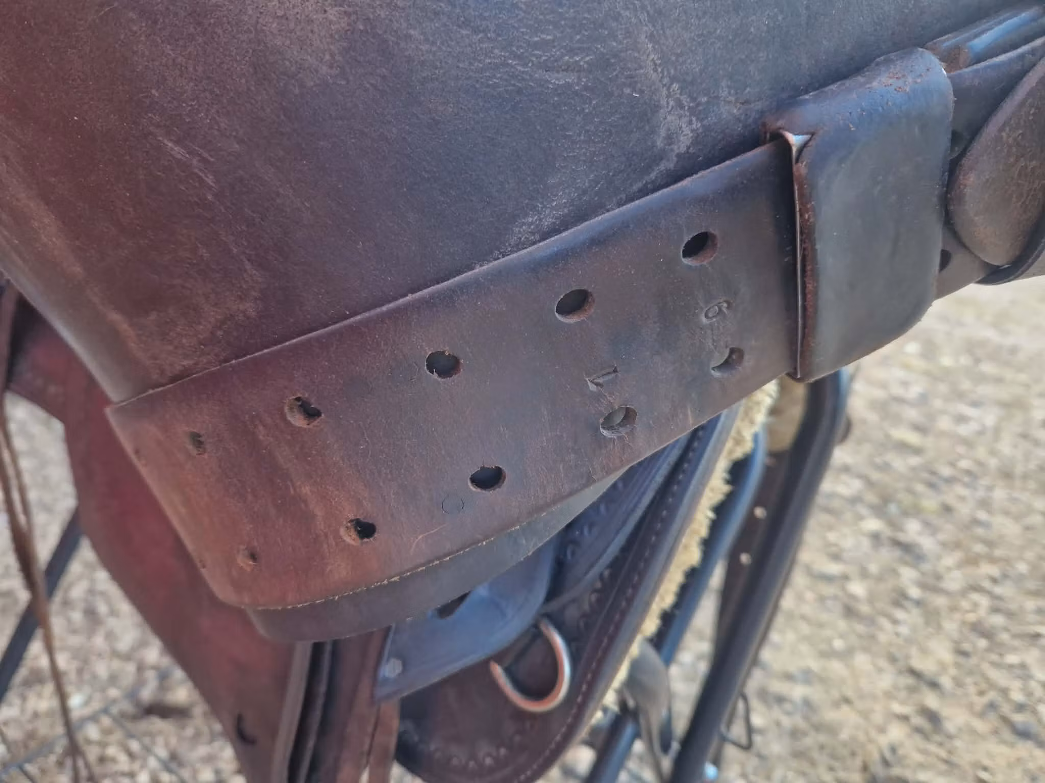 Unik Oldtime/Allround Westernsadel  SQ "RIESER"  15,5 tum