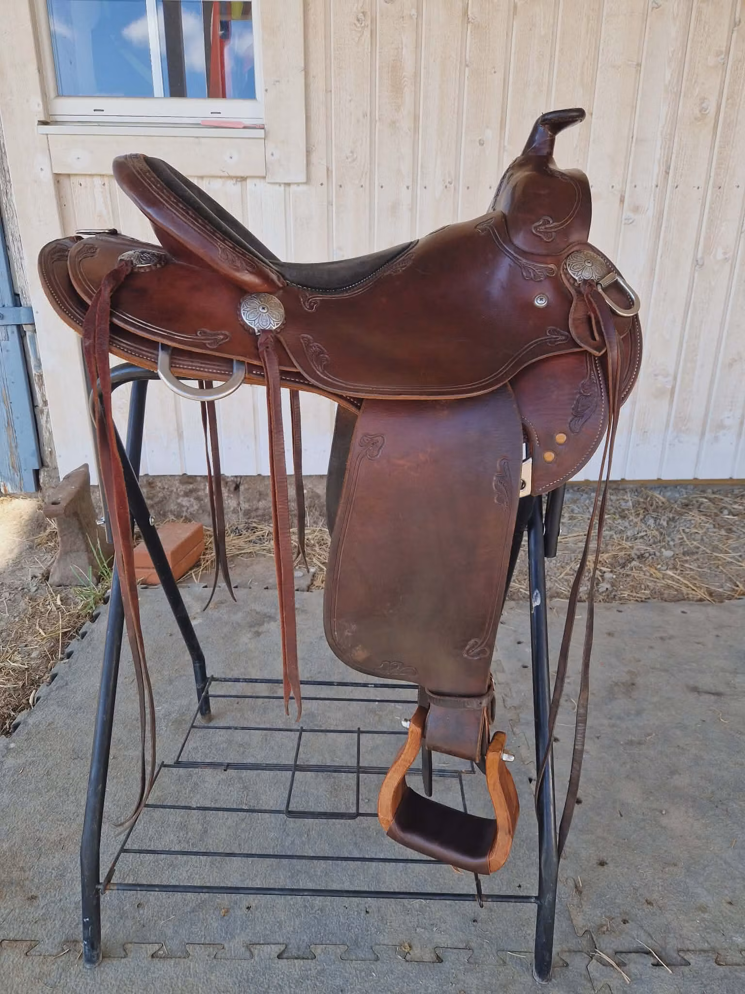 Handmade RW Bowman B-Light Trail sadel, FQ 16 tum