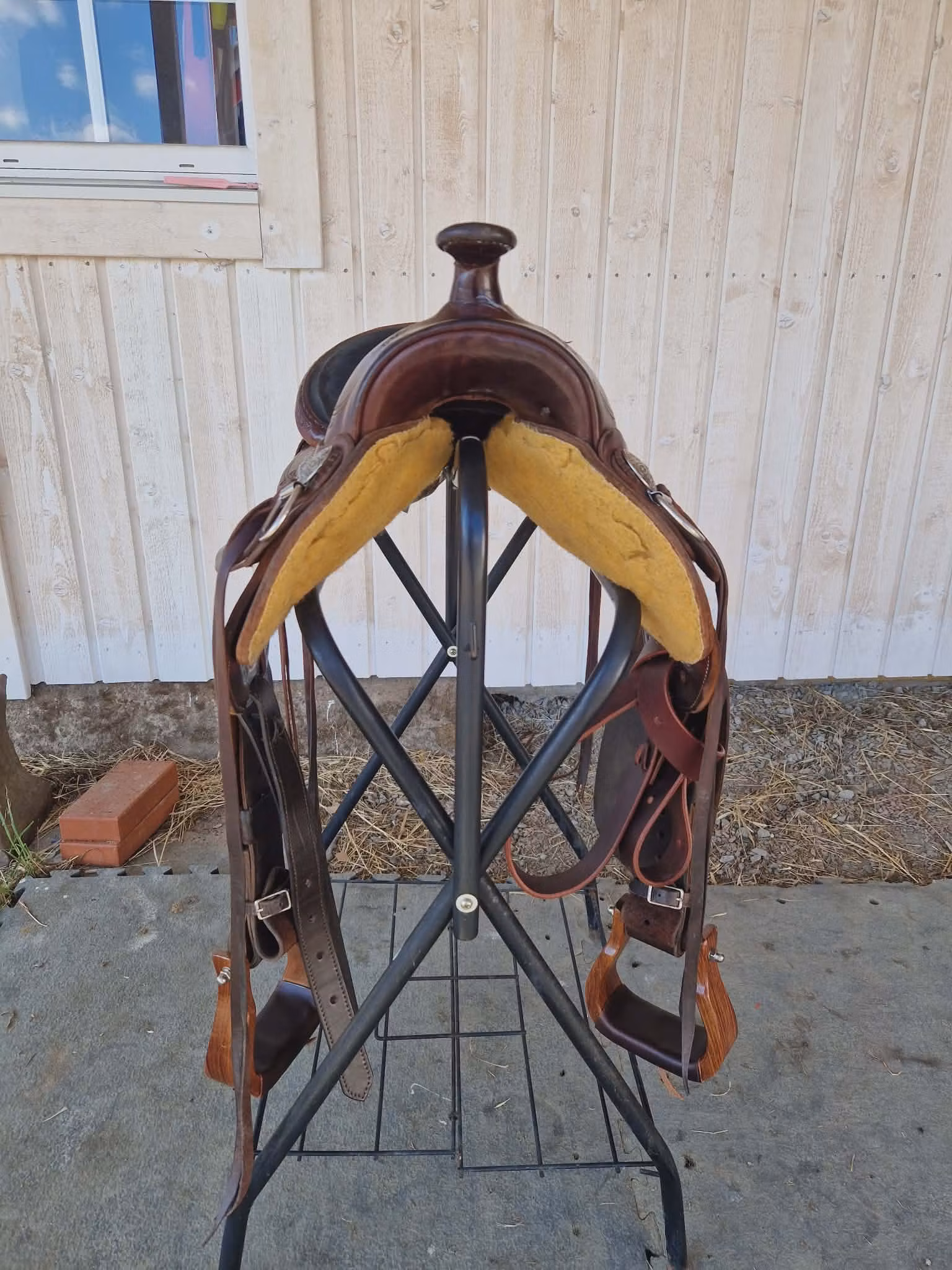 Handmade RW Bowman B-Light Trail sadel, FQ 16 tum