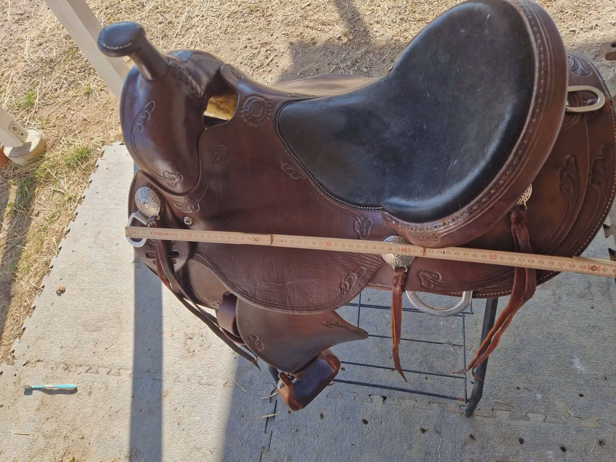 Handmade RW Bowman B-Light Trail sadel, FQ 16 tum