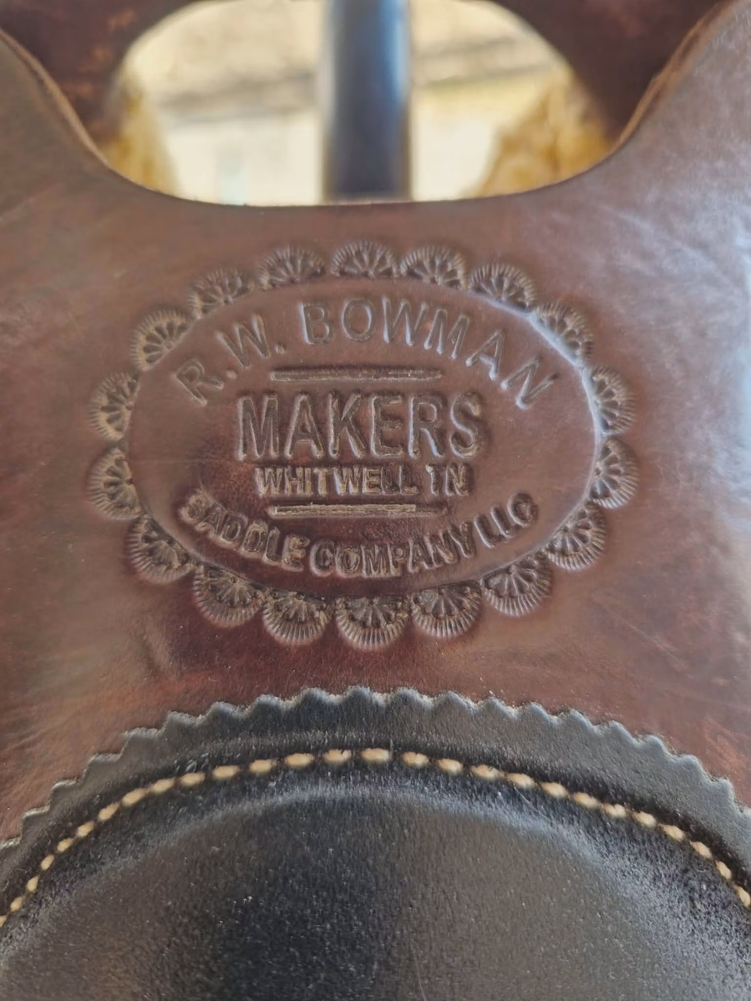 Handmade RW Bowman B-Light Trail sadel, FQ 16 tum