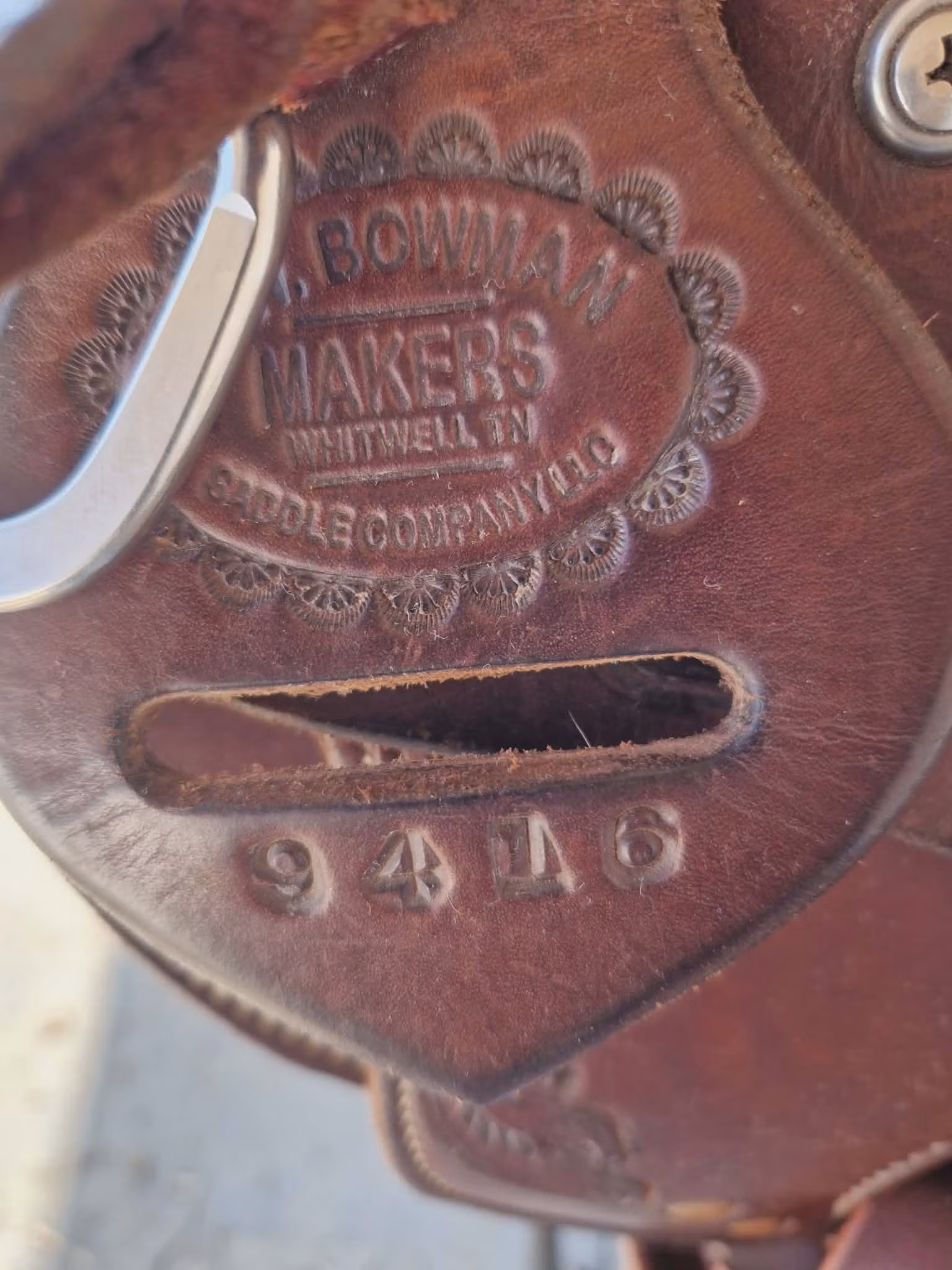 Handmade RW Bowman B-Light Trail sadel, FQ 16 tum