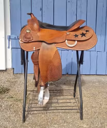 Triple w reining sadel "special edition" XFQ 16 tum