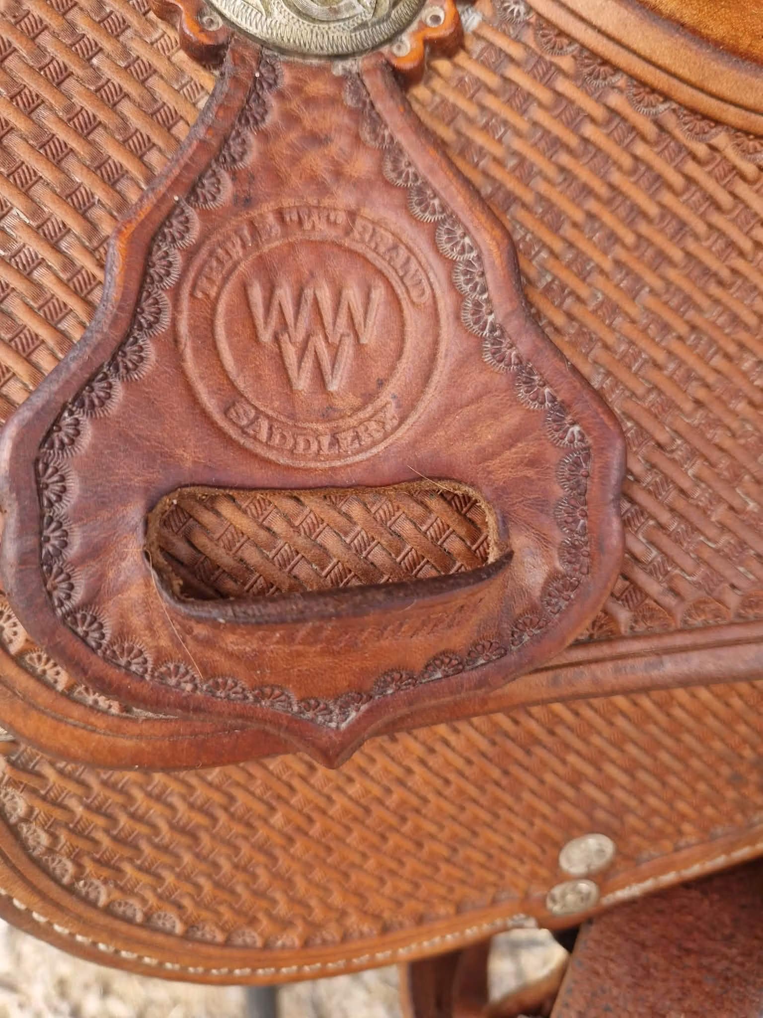 Triple w reining sadel "special edition" XFQ 16 tum
