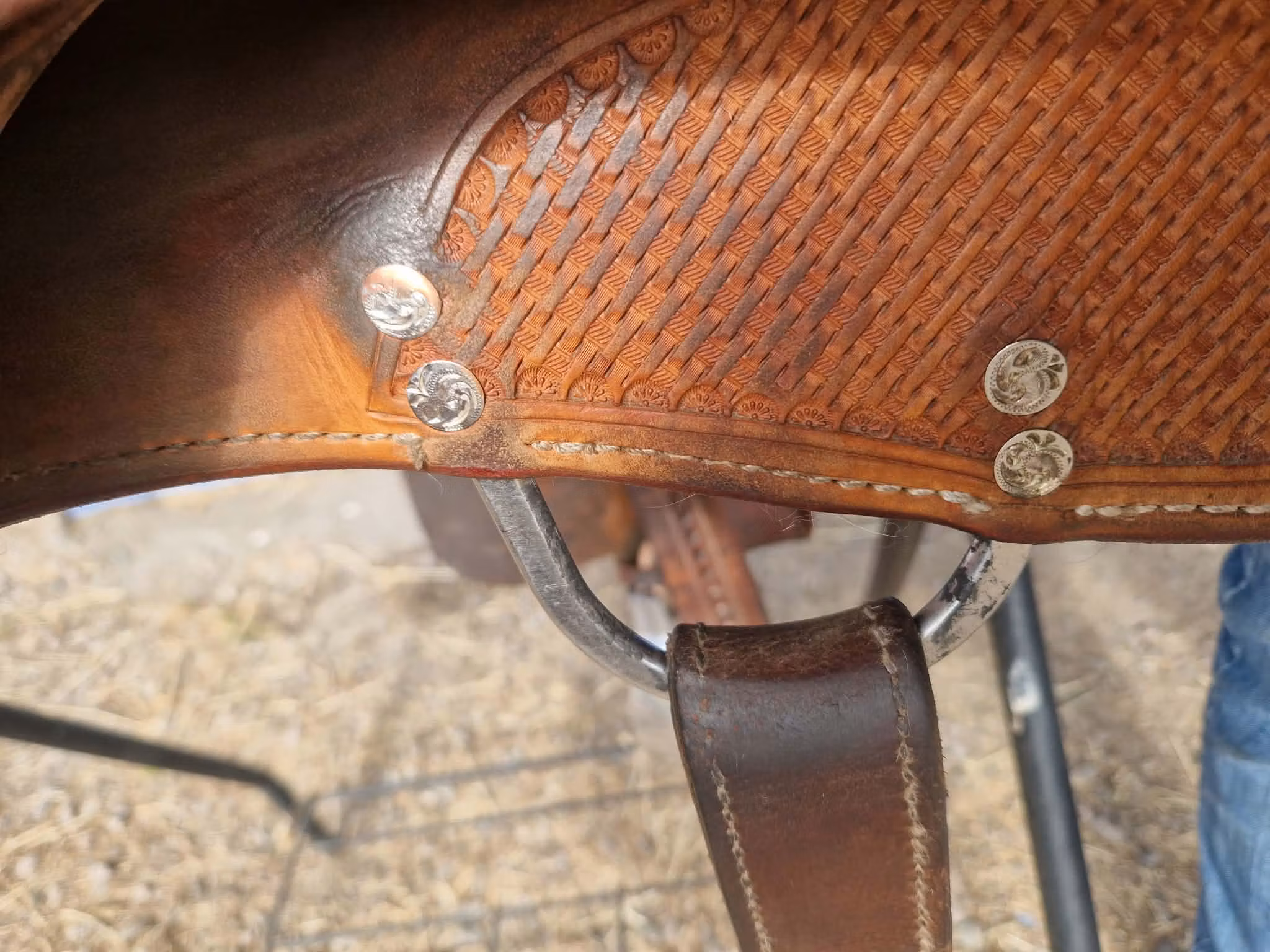 Triple w reining sadel "special edition" XFQ 16 tum
