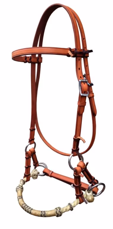 Sidepull "rawhide"  QH (COB)
