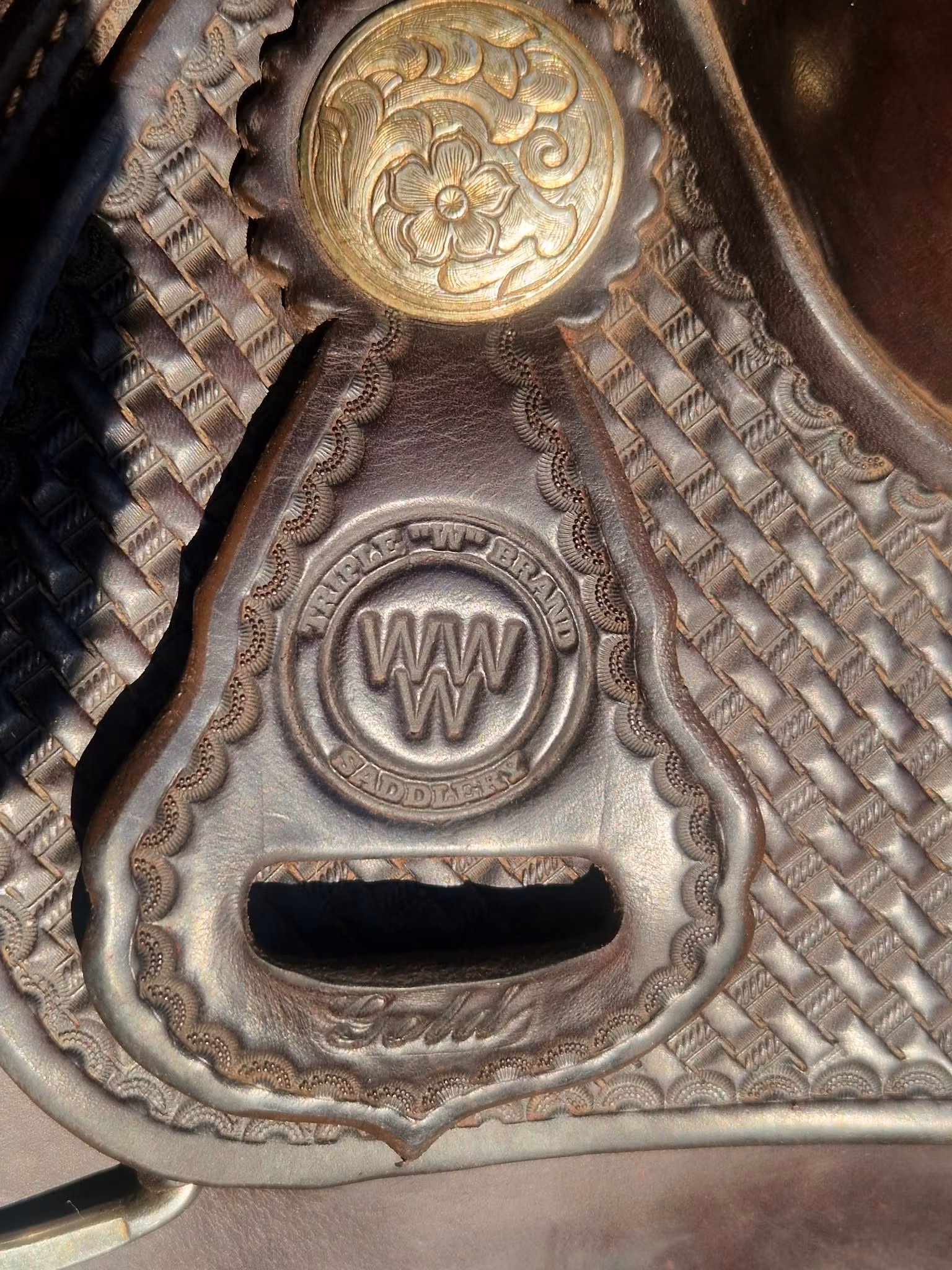 Triple w gold westernsadel FQ 16 tum