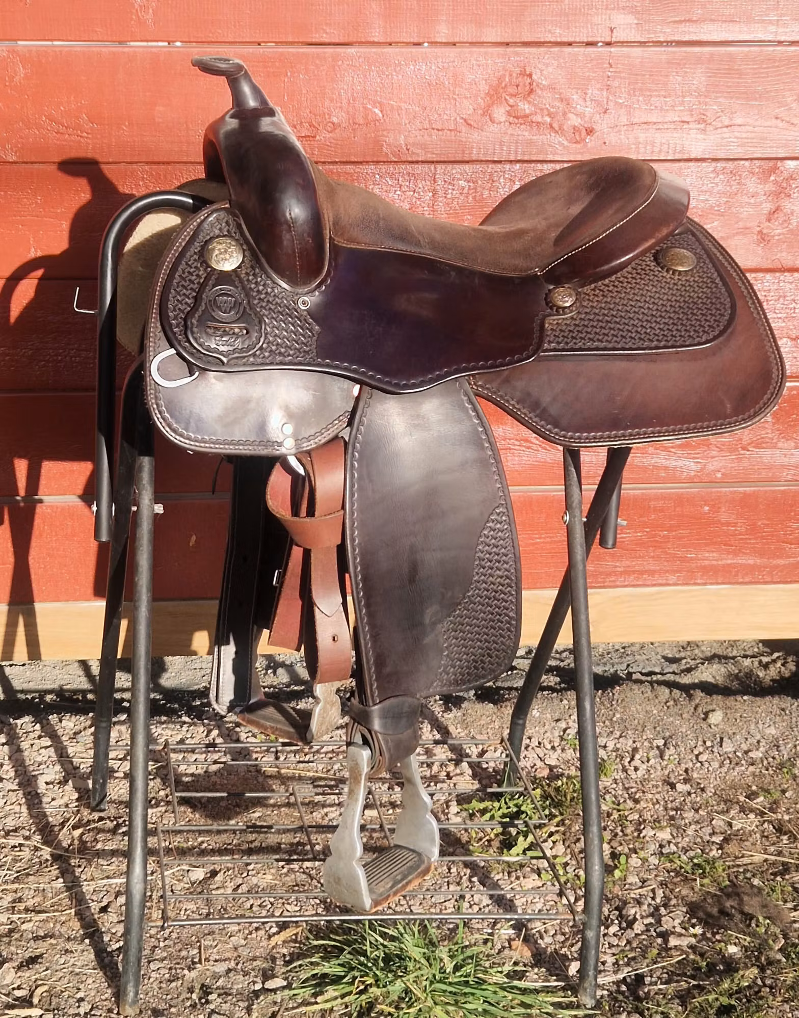 Triple w gold westernsadel FQ 16 tum