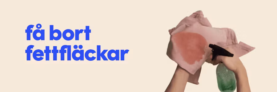 Så får du bort fettfläckar från kläderna!