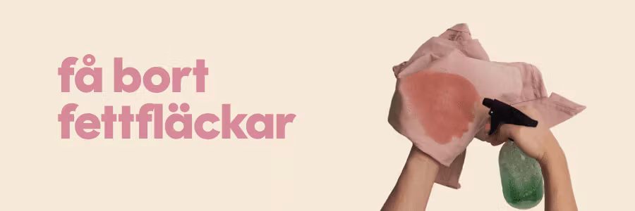 Så får du bort fettfläckar från kläderna!