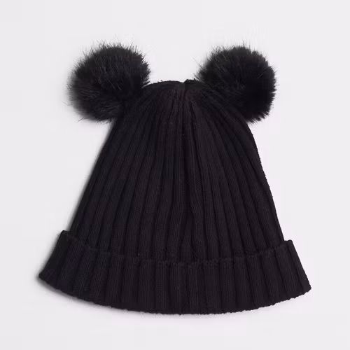 Stickad mössa - H&M - Storlek 48/50