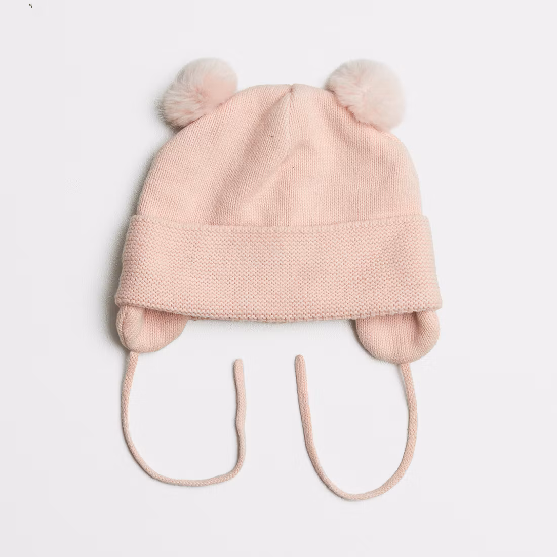 Fodrad stickad mössa - H&M - Storlek 48/50