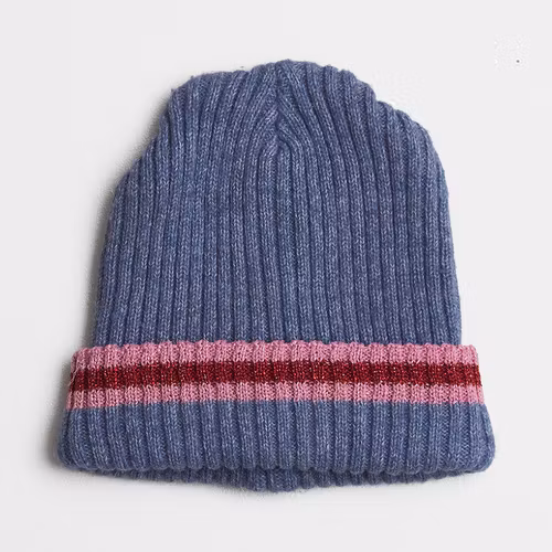Stickad mössa - Storlek 48/50