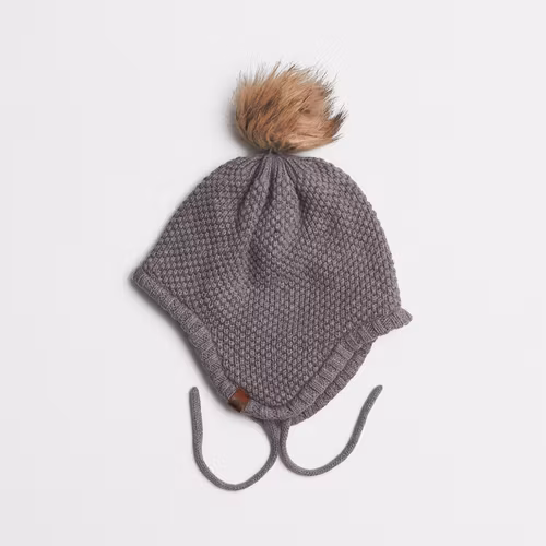 Fodrad stickad mössa - Pomp de Lux - Storlek 48/50