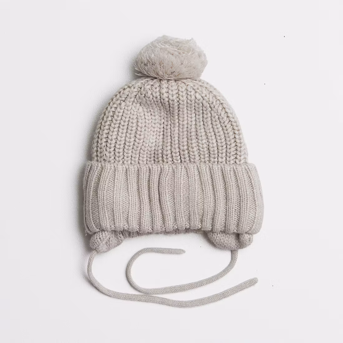 Fodrad stickad mössa - H&M - Storlek 48/50