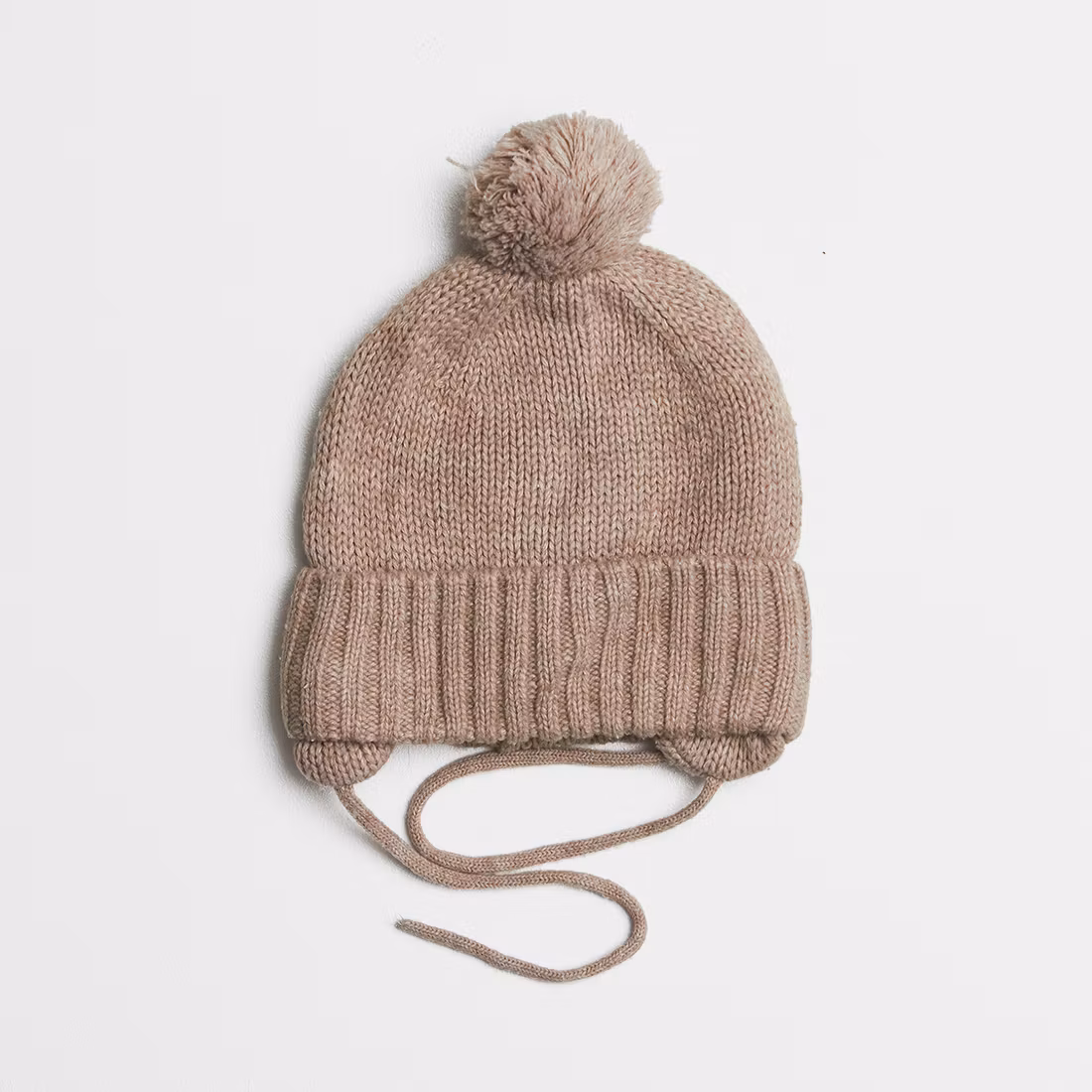 Fodrad stickad mössa - H&M - Storlek 48/50