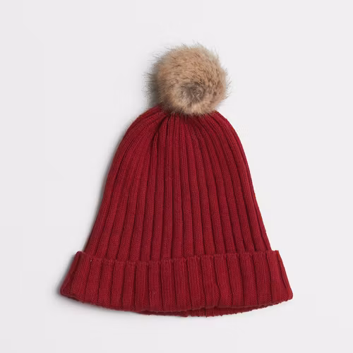 Stickad mössa - H&M - Storlek 48/50