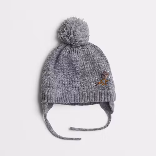 Fodrad stickad mössa - Zara - Storlek 48/50