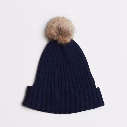 Stickad mössa - H&M - Storlek 48/50
