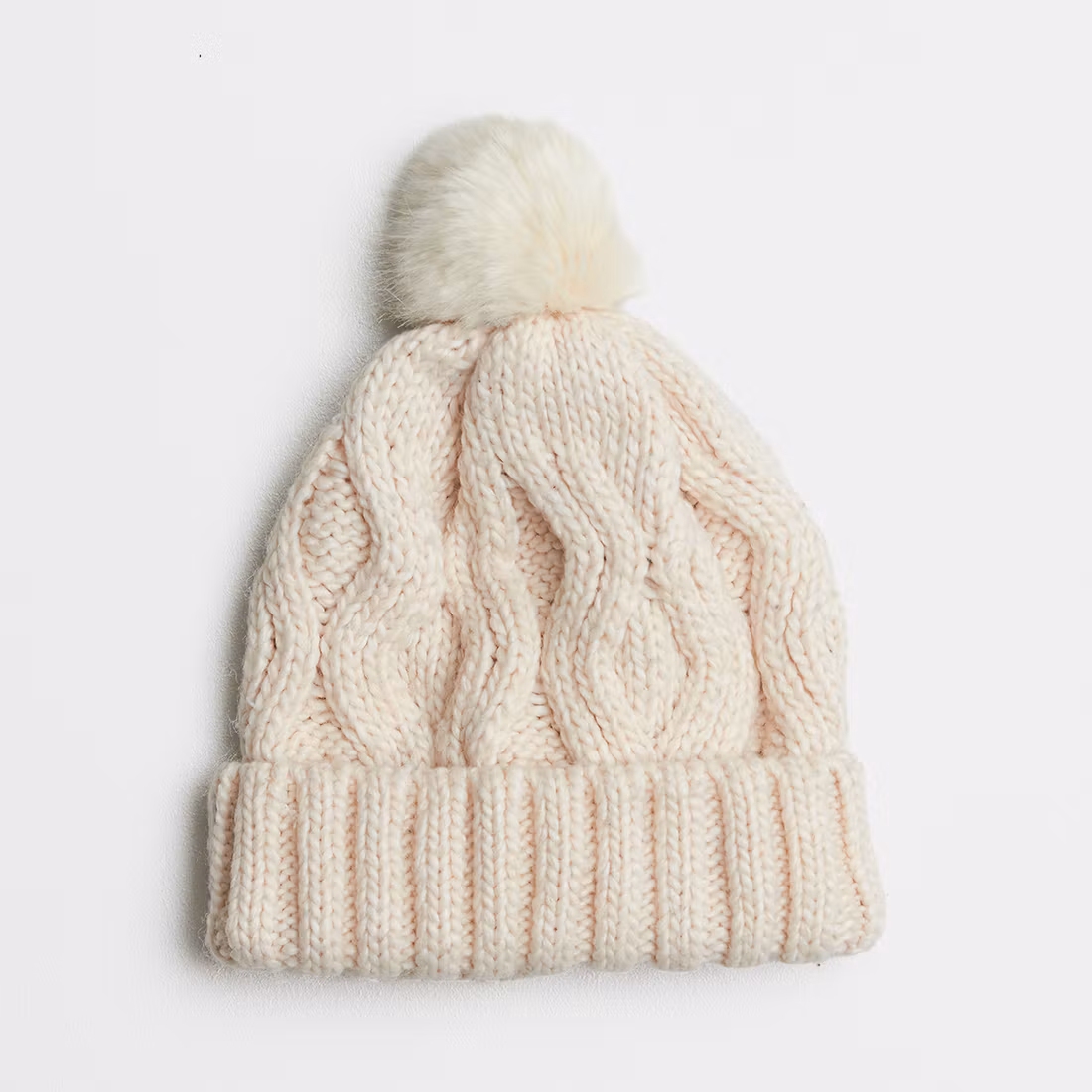 Stickad mössa - H&M - Storlek 54/56