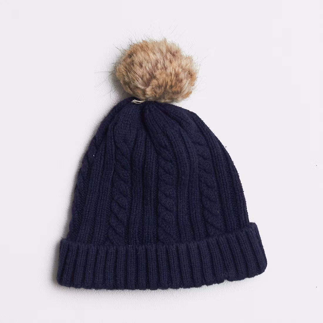 Stickad mössa - H&M - Storlek 44/46