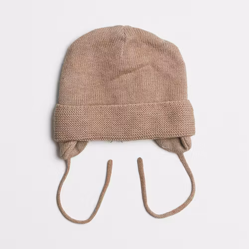 Fodrad stickad mössa - H&M - Storlek 48/50
