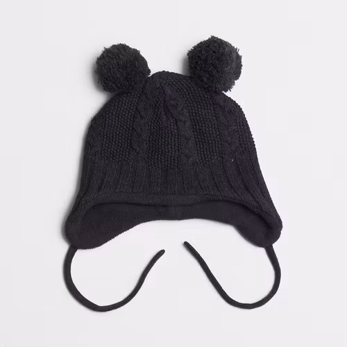 Fodrad stickad mössa - H&M - Storlek 38/40