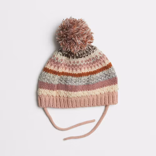 Fodrad stickad mössa - Zara - Storlek 48/50