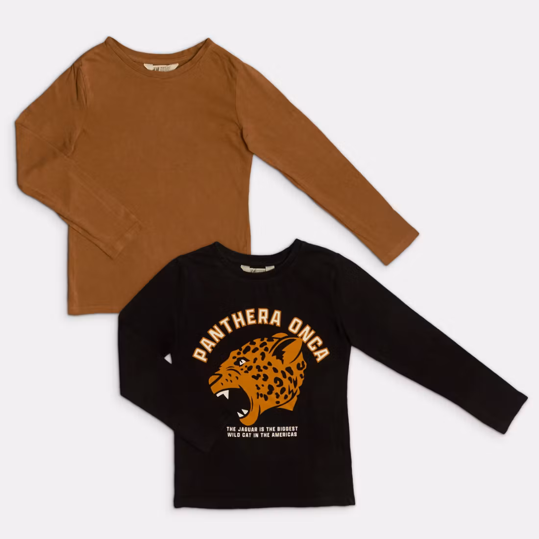 Långärmade t-shirts - H&M - Storlek 122/128