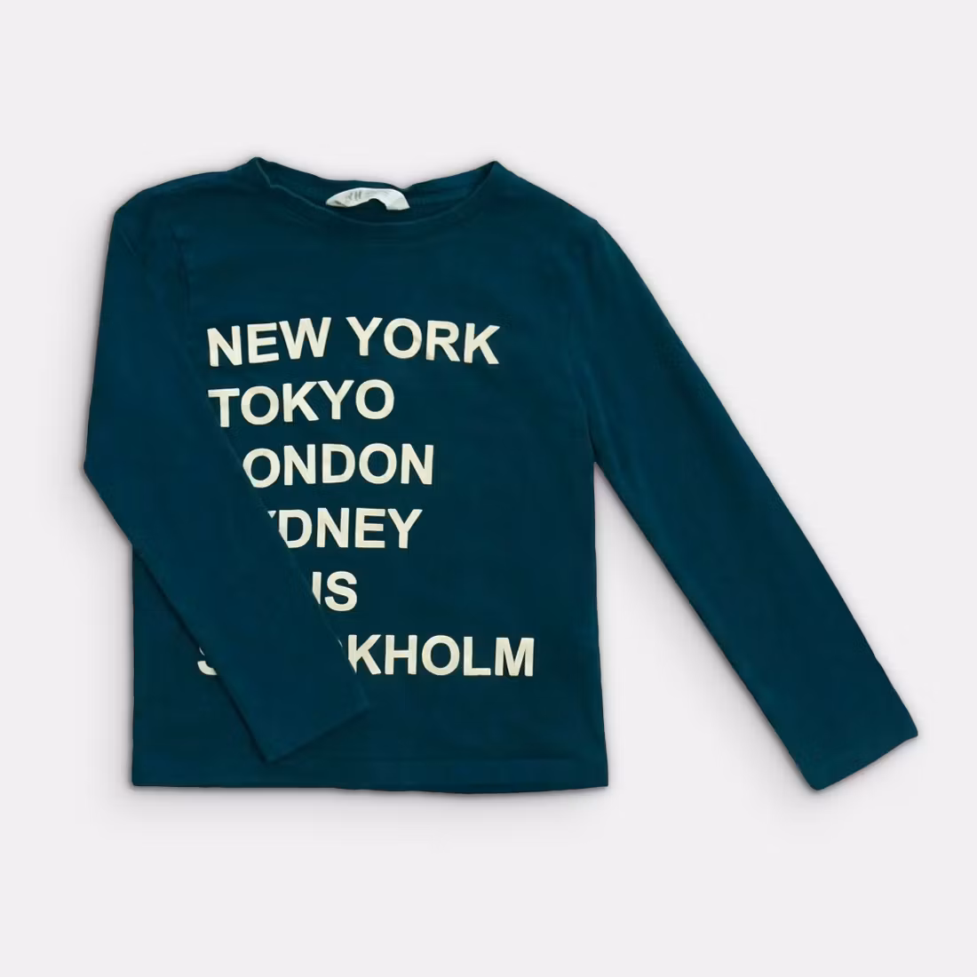 Långärmad t-shirt - H&M - Storlek 122/128