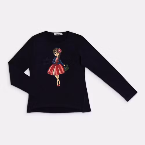 Långärmad t-shirt - Storlek 122