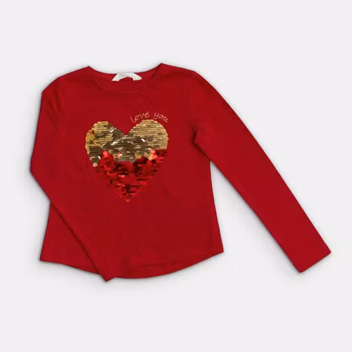 Långärmad t-shirt - H&M - Storlek 122/128
