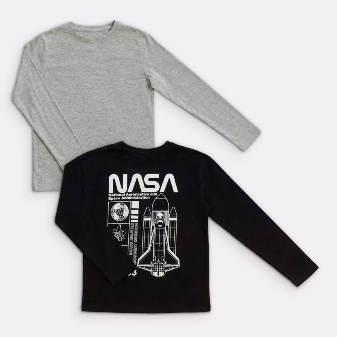 Långärmade t-shirts - Cubus / H&M - Storlek 122/128