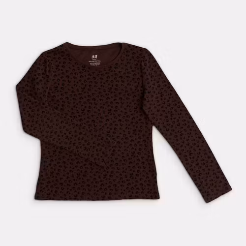 Långärmad t-shirt - H&M - Storlek 122/128